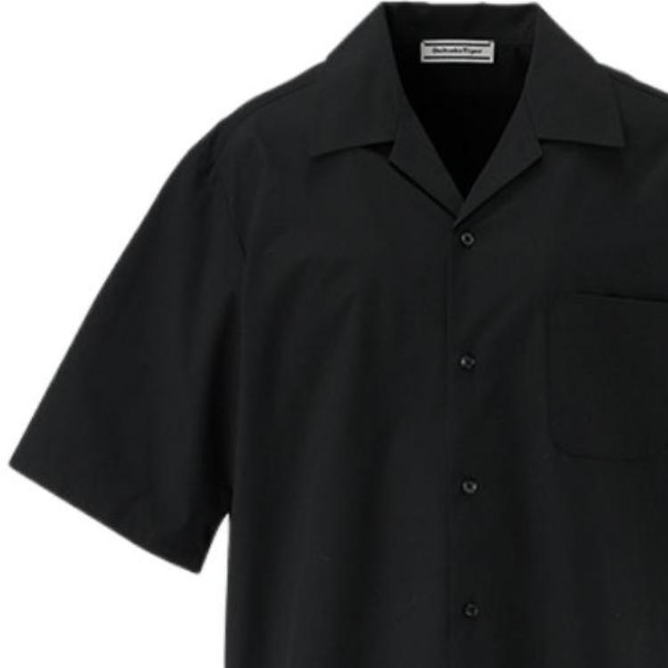 Onitsuka Tiger SS24 Stylish Casual Comfortable Polo Shirt Men Shirts Black 2181A876-001
