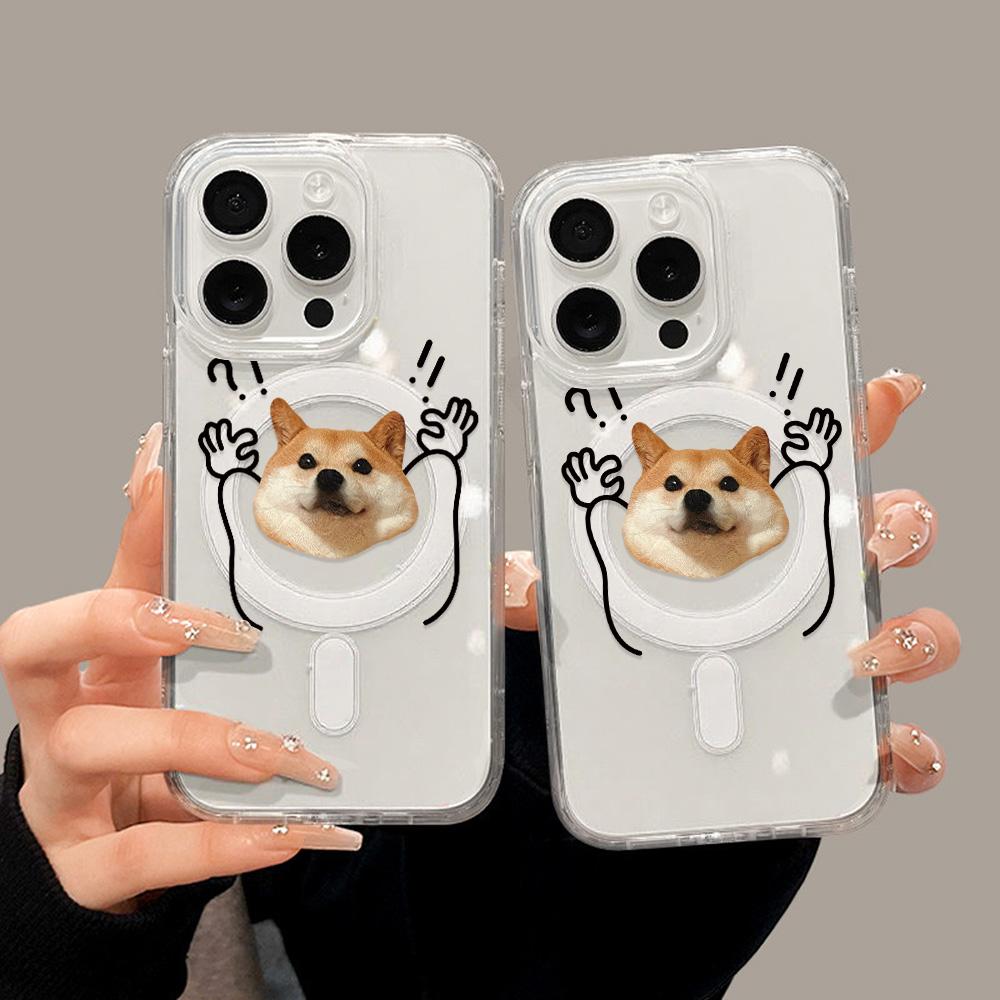 Magnetic Phone Case for iPhone 12 14 16 17 Pro 17 16 15 14 13 12 Pro Max  12 13 14 15  16 High Quality Shockproof Shell Full Protection Cute Style