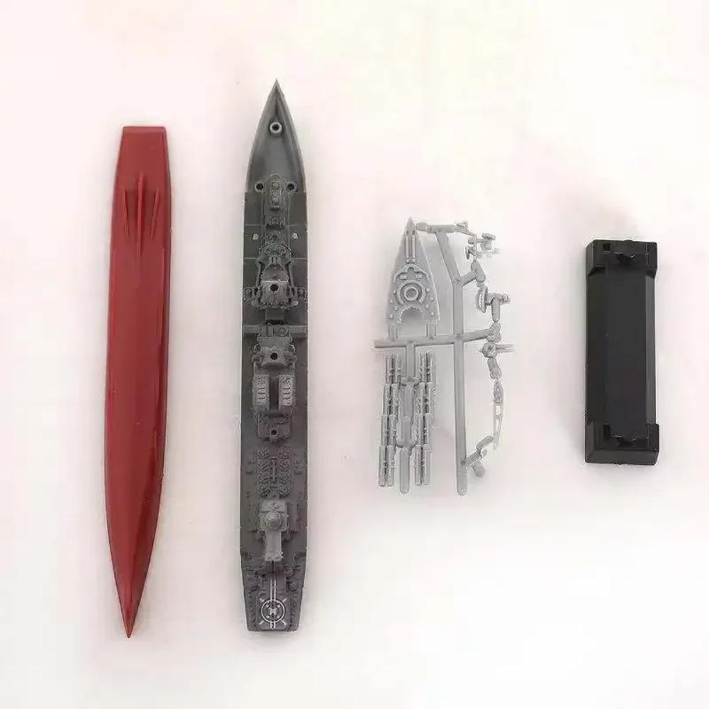 1/2000 Plastic Assemble Warship Cruiser Destroyer Submarine Model Kit WWII Yamato USS Model Ship Puzzle Military Toys For Boys