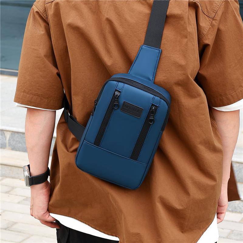 Men Chest Bag Fashion Shoulder Chest Rig Man Sports Crossbody Bags for Male Mini Body Phone Bag Handbag Travel