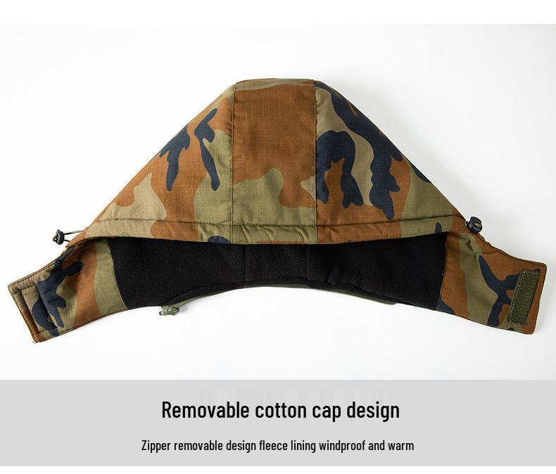 Ανδρικό & Γυναικείο Tactical Μπουφάν μεσαίου μήκους από καμουφλάζ βαμβάκι
