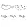 Pochromic Polarized Sunglasses UV400 Pilot Style Color Changing Lens Men Anti Glare Driving Sun Glasses Goggles