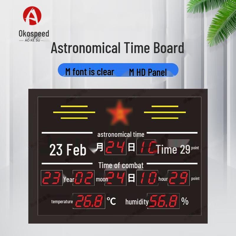 Aokosu Astronomical Time Multifunction Display Board