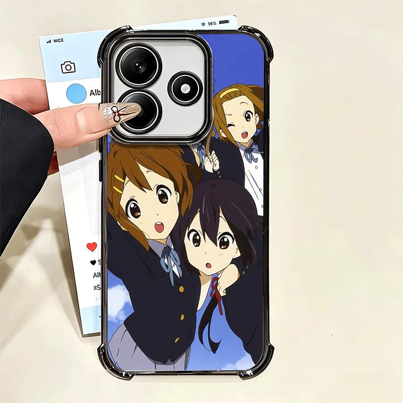 K on! Hirasawa Yui Anime Soft Phone Case For Xiaomi Poco X7 X8 Pro Max X6 X5 X3 F8 Ultra F7 M8 M7 M5S Redmi 15C 15A 15 14C 13C 1
