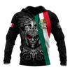 2025 Europe, America, Europe and America men's sweater Mexico logo boys sweater 3D printing autumn and winter hooded sweater