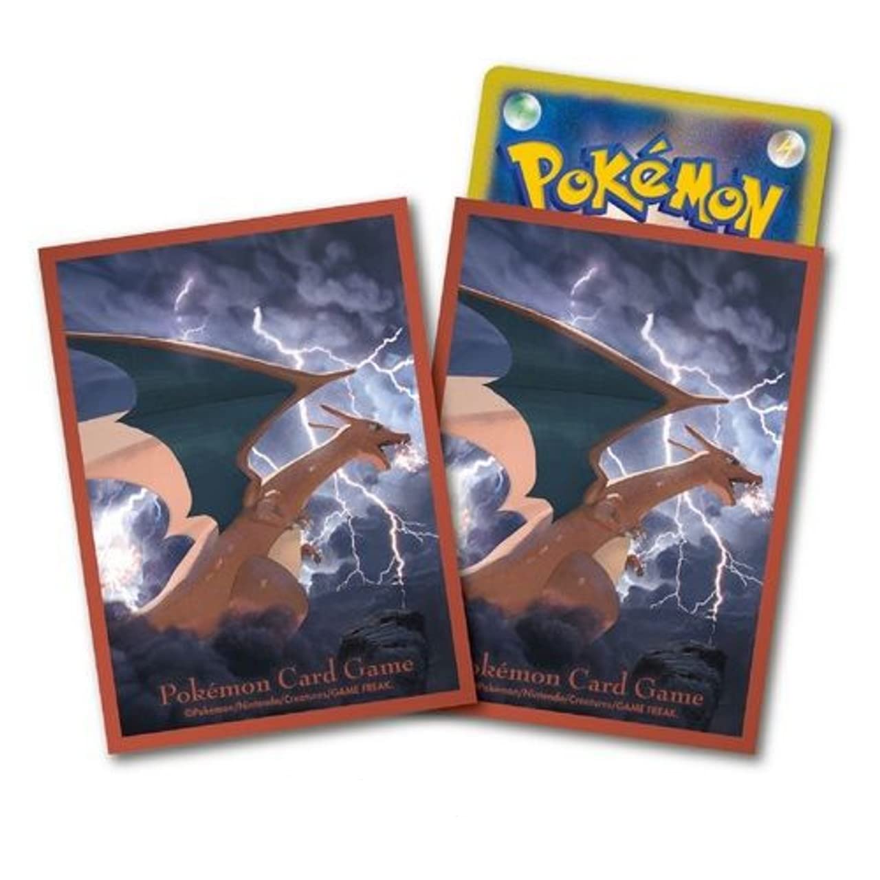 Протекторы для колоды Pokemon Темный Бой Чаризард (65 штук)