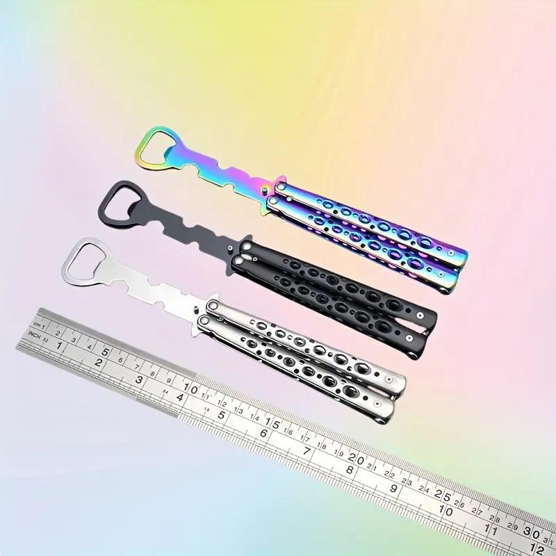 Butterfly Bottle Opener Multi-Functional Folding Bottle Opener Portable And Practical Beer Beverage Bottle Opening Tool