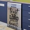 Proverbs 3:5 Removable Wall Sticker - Modern Self-Adhesive Living Room Decor