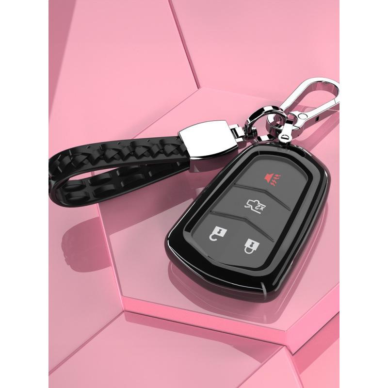 Premium Key Cover for 2016-2018 Cadillac XTS 28T Models - High-Grade Buckle Design for Men and Women