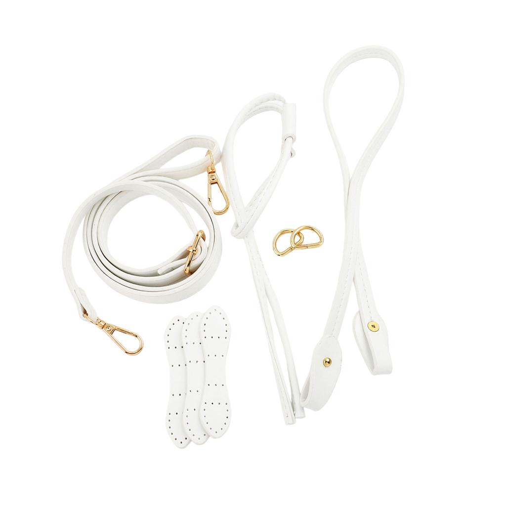 DIY Rattan Weaving Bag Essential Tools Kit Handmade PU Adjustable Strap Accessories For Beginners And Craft Lovers