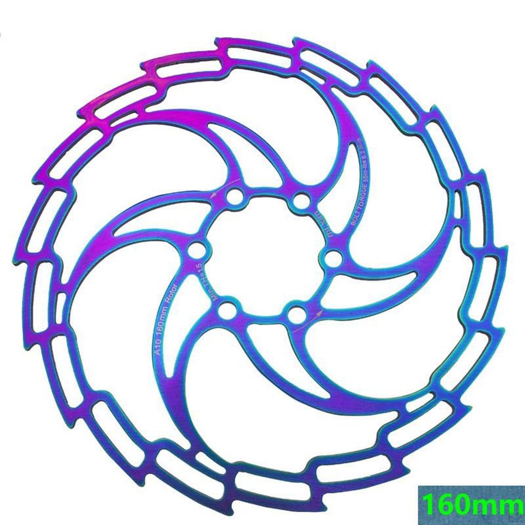 160/13mm Disc Brake Rotor Alloy Stainless Steel Bike 6 Bolts Bicycle Road