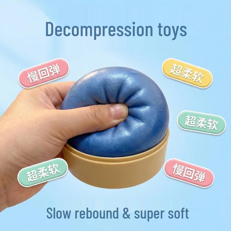 Realistic Prank Baozi Squeeze Toy - Slow Rebound Stress Relief