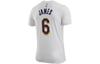 Nike T Shirts Men's White Crew Neck Moderate Straight Fit CV8529-116