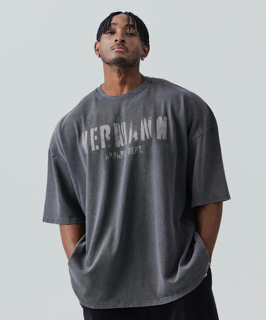 Beleumaneopaeleol Heavy Cotton Pigment Essential Oversized Short Sleeve T-Shirt 3 Colors
