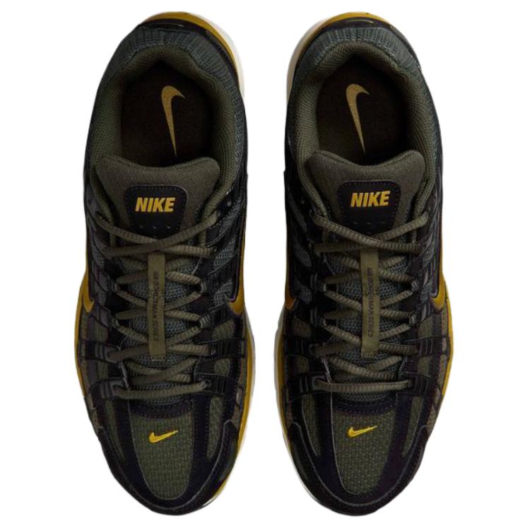 Nike P-6000 SE Versatile Comfortable Breathable Casual Running Shoes Men sneaker Black Gold IB2986-003