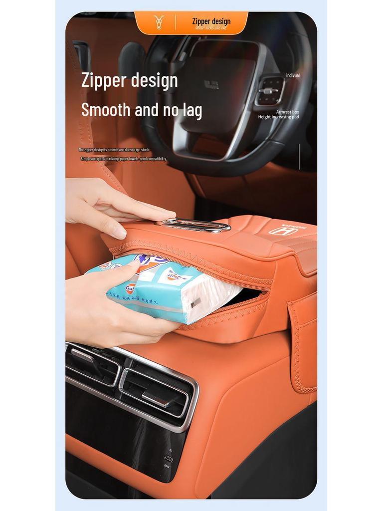 Honda Armleuning Autostoel Tissue Kussen voor Accord, Civic, CX-V, Breeze, Vezel