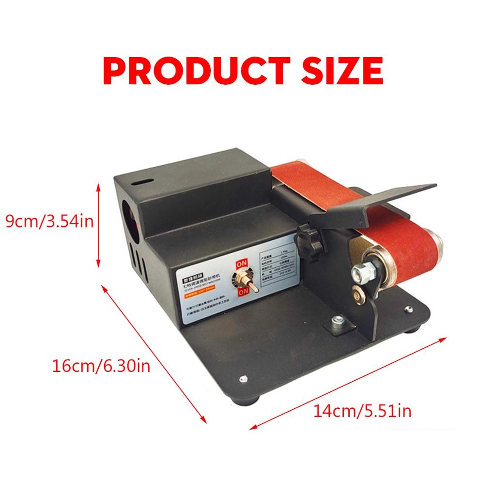 110V/220V 5000-10000RPM Multifunctional Grinder Mini Electric Belt Sander DIY Polishing Grinding Machine Cutter Edges Sharpener