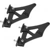 KIMISS Spoiler Mounting Brackets, 5" Universal Car CNC Aluminum Alloy Rear Wing Trunk Racing Tail Spoiler Legs Mount Brackets
