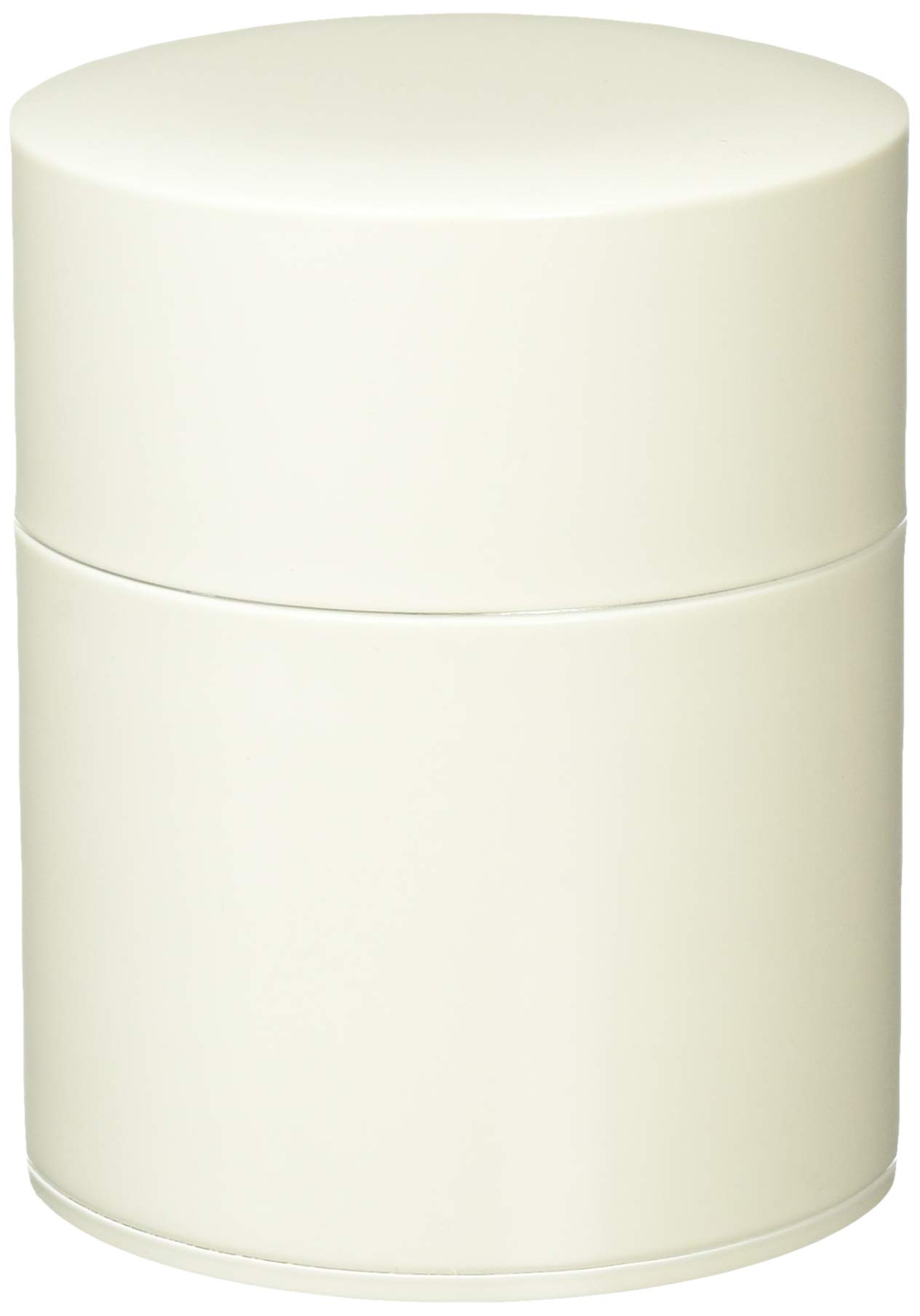 

Nichi Nichi Dogu Чайная банка, расписанная, сделано в Японии, цвет яичной скорлупы, банка, плоская, 200 г, сталь, Япония, белый