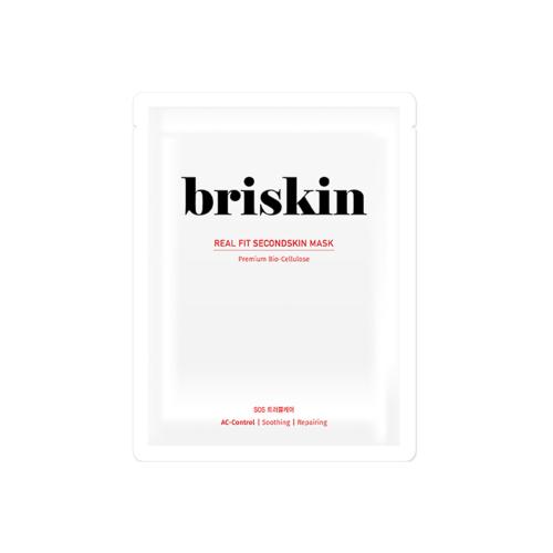 Briskin Real Fit Second Skin Biocellulose Mask Pack [Trouble Care] (10ea)