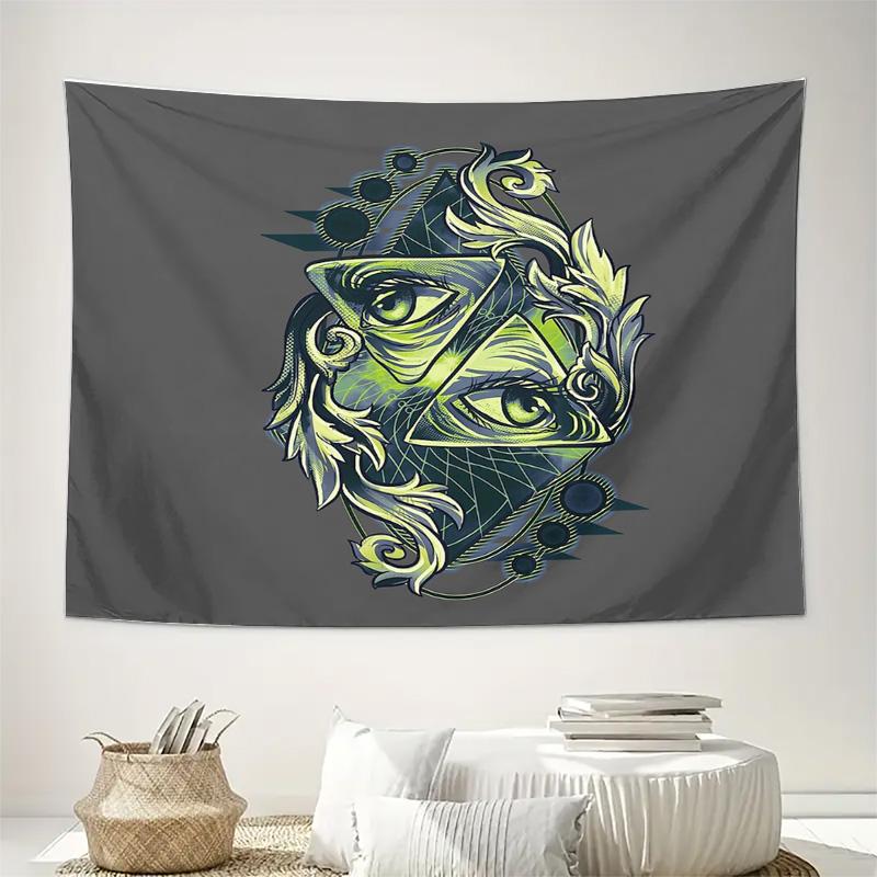 Trippy Eye Tapestry Psychedelic Wall Hanging Bohemian Decor Festival Room Aesthetic Vaporwave Art Home Decoration Wall Art Gift