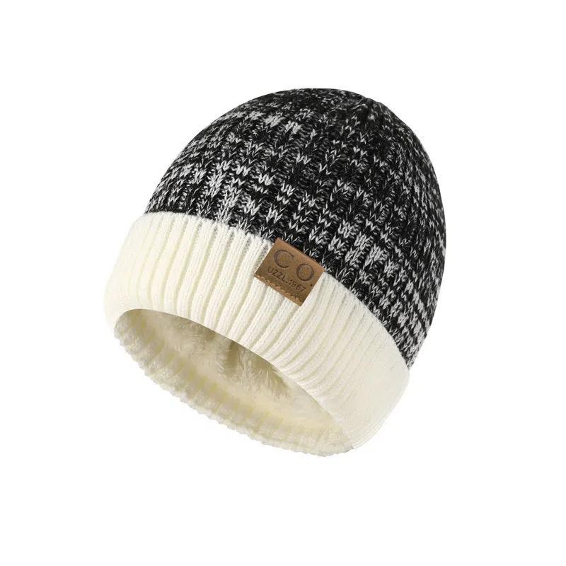 1 Piece, Autumn and Winter, Knitted Hat, Thickened Velvet, Pullover Hat, Unisex, Woolen Hat, Korean Version Hat, Winter Hat