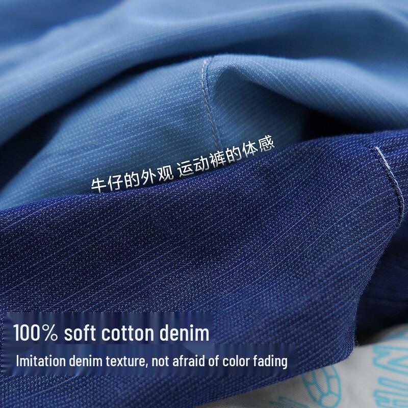 Minibala Boys' Summer Lightweight Denim Style Capris