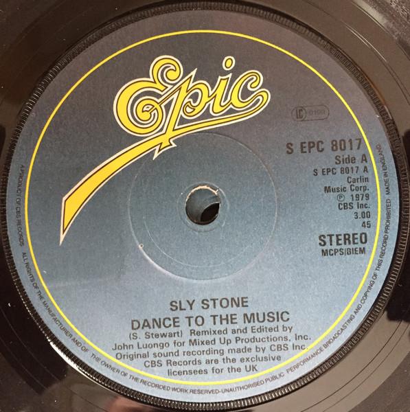 

7inch Record SLY STONE - Dance To The Music SEPC8017 Epic 1979 UK Soul/Funk Used