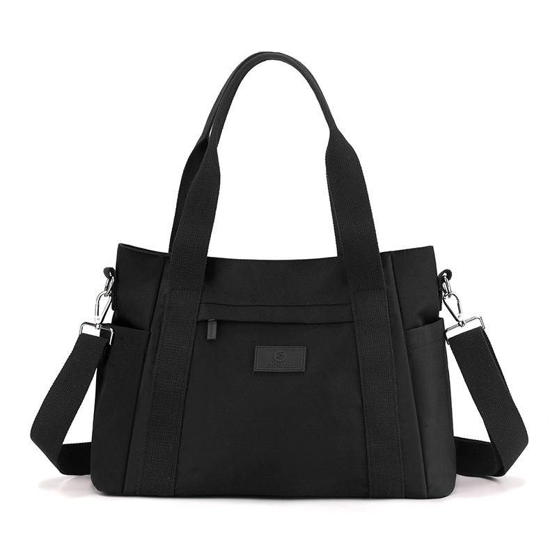 Nylontasche trendige lässige Mehrfachtaschen-Handtasche Umhängetasche große Kapazität Tragetasche Schultertasche Damen große Tasche