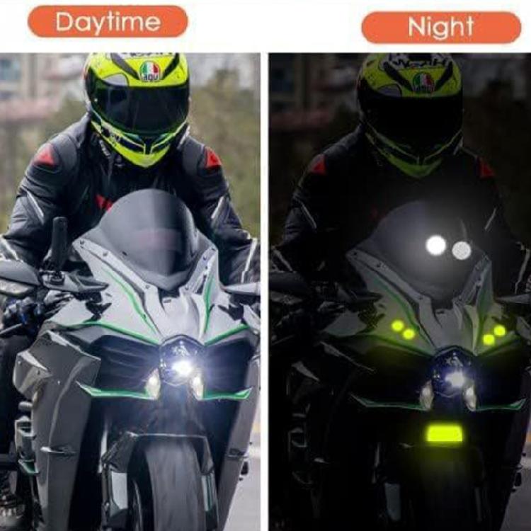 Bicycles Night Safety Warning Sticker Waterproofs Helmets Reflective Sticker Adhesive High Reflective Tape