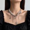 Bohemian Beaded Star Layered Necklace - Trendy Holiday Clavicle Chain