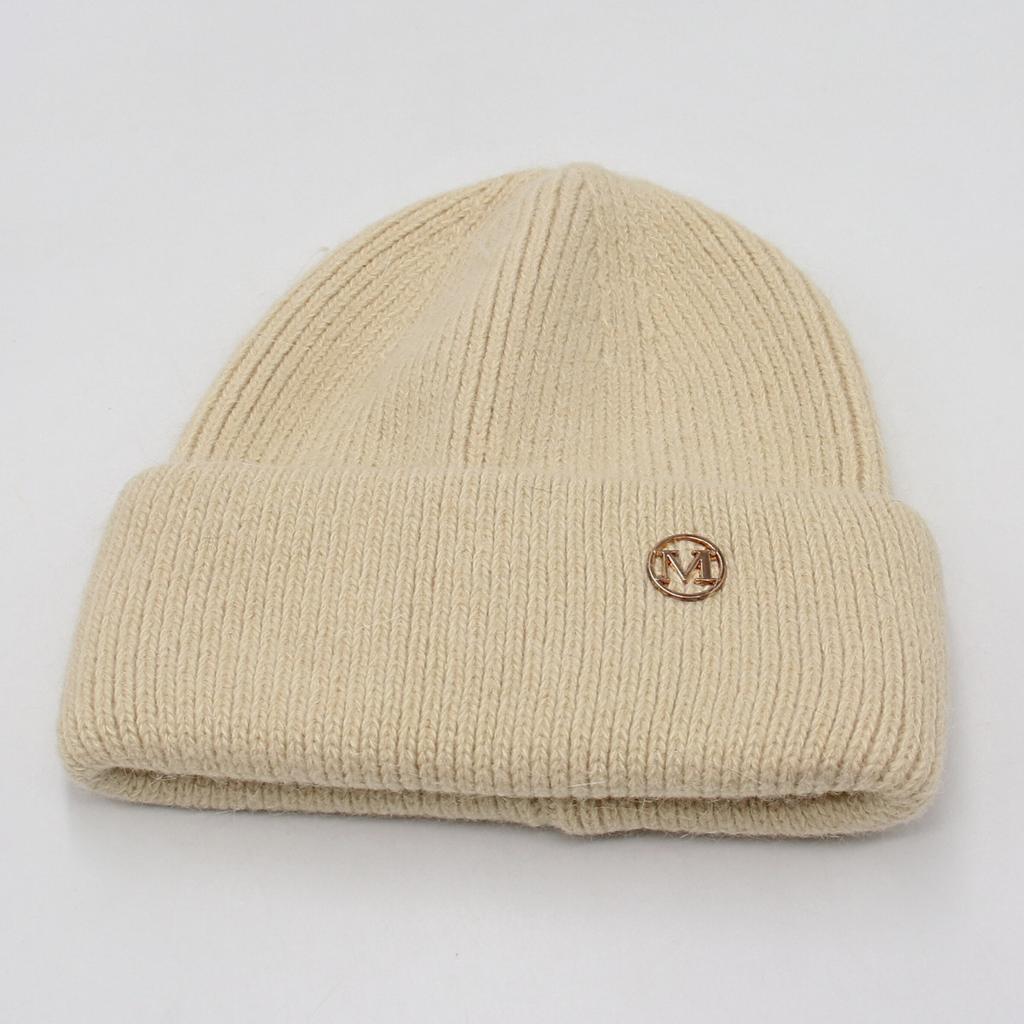 Plush Hat Alphabet Hat Temperament Bucket Hat Thermal Head Hat Winter Hat Woman