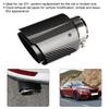 Car Modification Universal Carbon Fiber 63mm Inlet 101mm Outlet Exhaust Tail Pipes Tail Throat