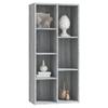 VidaXL Armoire à livres Sonoma gris 50x25x106 cm 815445