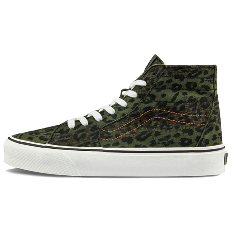 Vans Sk8-Hi Tapered Anaheim Factory Unisex Green Leopard Camo Suede VN0A4U16B7B 39