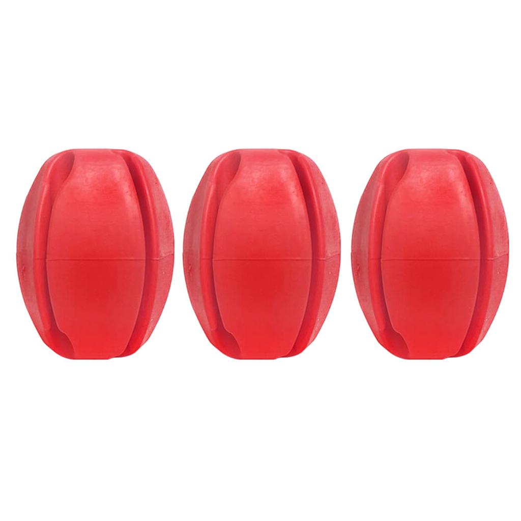 Reusable Fishing Rod Fixed Balls PVC Fishing Rod Holder Eggs-shaped Fishing Rod Tie Downs Clip Fishing Accessory Durable
