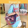 Color Bone Blocking Heart Decor Women Casual Single Shoulder Square Itabag Bag