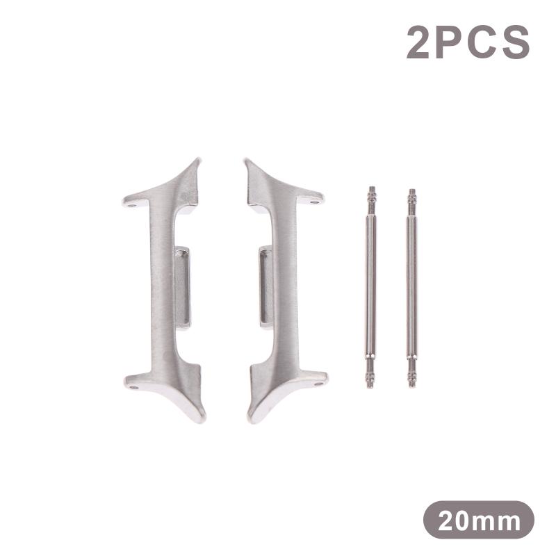 

1 пара адаптеров для Galaxy Watch 8 Classic, коннектор для браслета из нержавеющей стали для Galaxy Watch 20/22/24 мм, металлические адаптеры