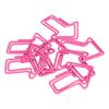 100Pcs Paper Clips Cute Unique Shape Electroplating Process Lightweight Portable Metal Paperclip
