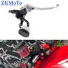 7/8" 22mm Motorcycle Clutch Brake Master Cylinder Reservoir Levers Kit Fluid Reservoir Set Honda SUZUKI GSX-R125 150 250 400 600