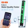 Smart 5 in 1 Salinity EC TDS Temp pH Meter Bluetooth Water Quality PH Tester APP Control for Aquarium Swimming Pool Fish Tank