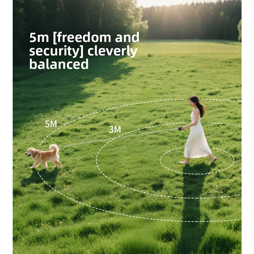 Haustier-Zugseil Automatisches Einziehbares 3 Meter 5 Meter Einfarbig Hundezubehör Mittelgroßer und Kleiner Hund Haustier-Zugvorrichtung