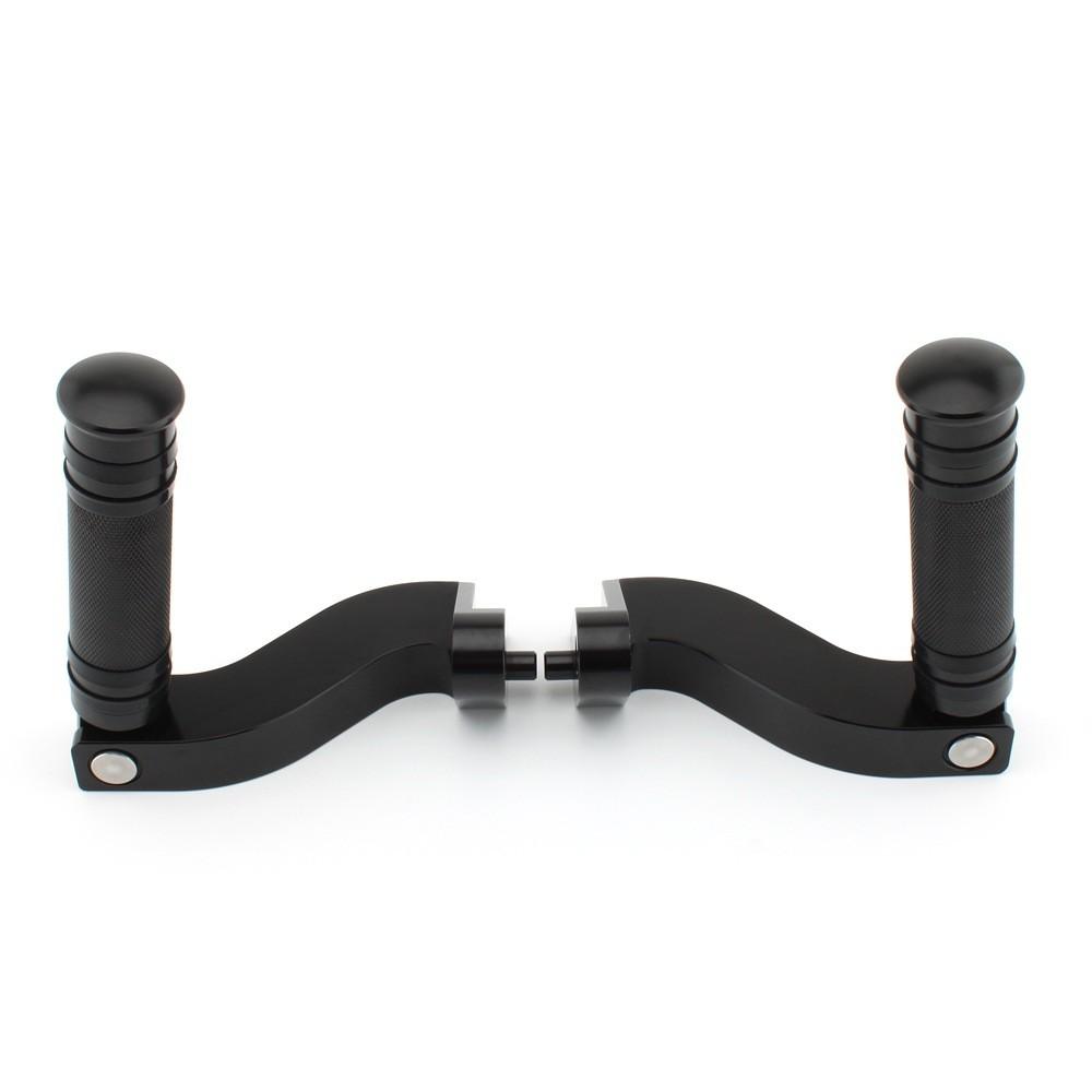 Durable Black Rear Passenger Footpeg Bracket For Harley Davidson Motorcycles