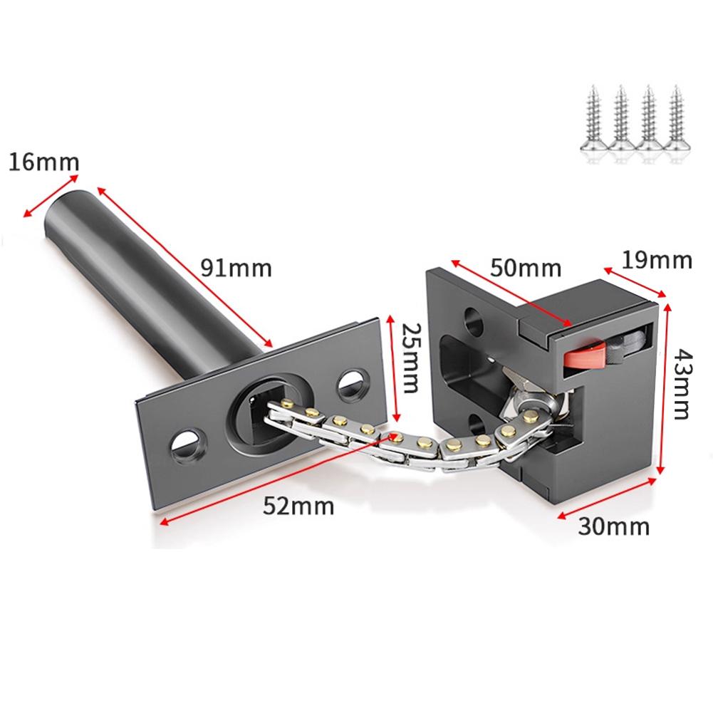 1 Set Door Chain Lock Security Door Lock Latch Child Proof Safety Chain Locks For Inside Door Security Chain Guard