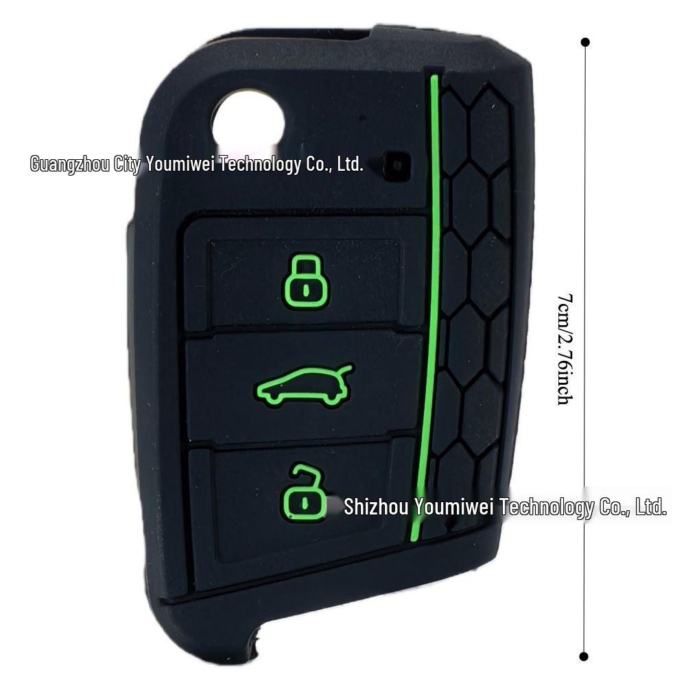 Silicone Key Cover for VW Golf 7, New Tiguan, Lamando, Skoda