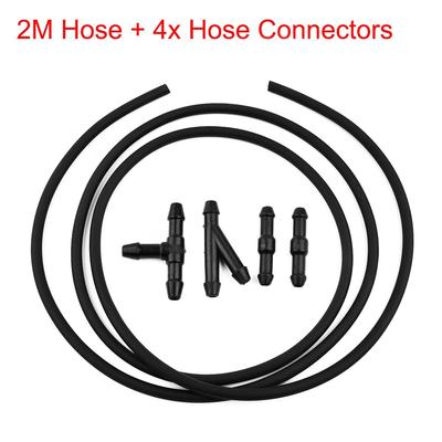 Windshield & Connectors Spray Hose 2M Accessories Black New