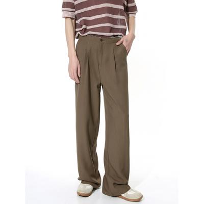 Men's Wear | New Japanese Business Draping Straight Loose Commuter Casual Pants