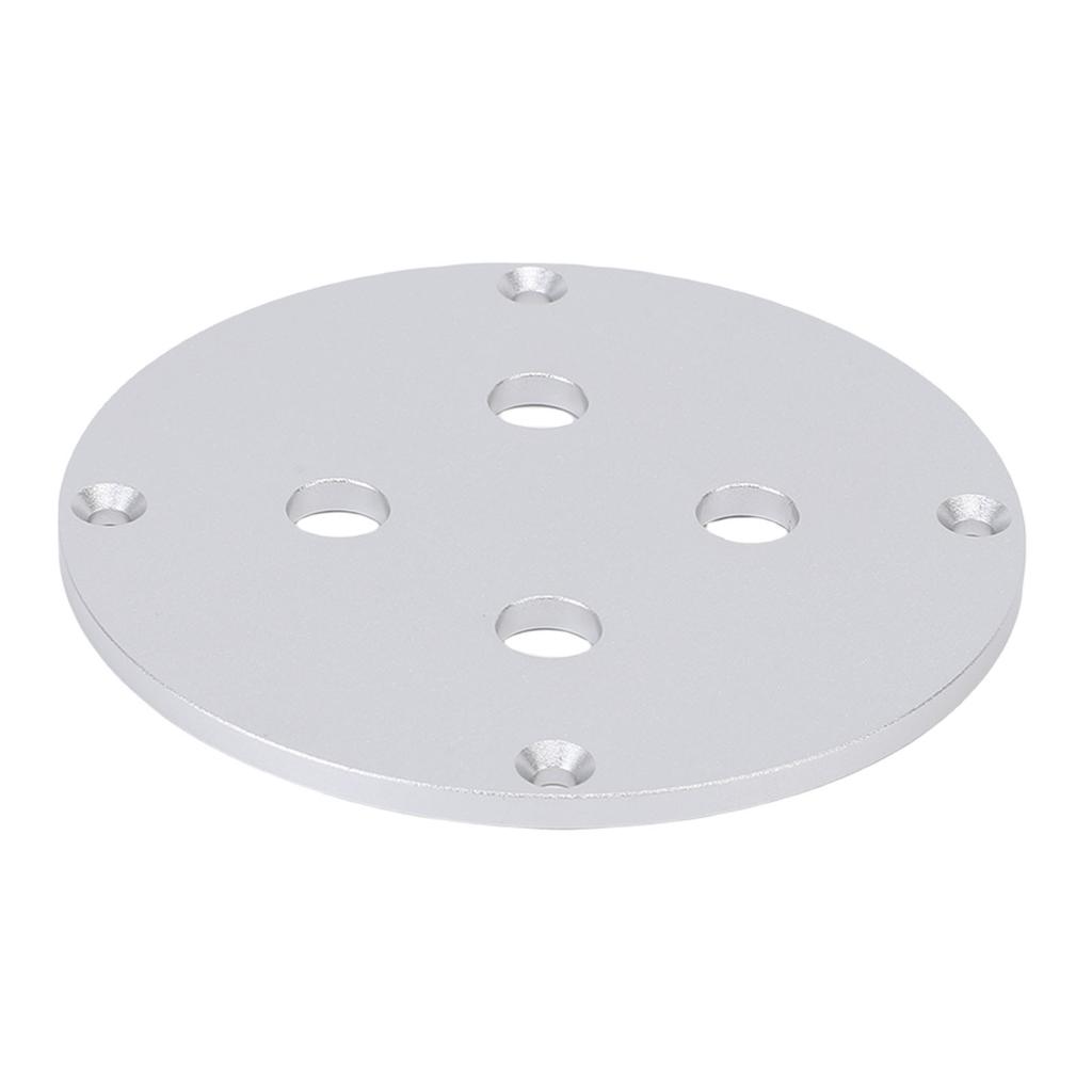 Audio Wall Plate Aluminum Alloy 4 Position Speaker Binding Post Wall Terminal Plate for Dual 1 4 in Headphone Jacks