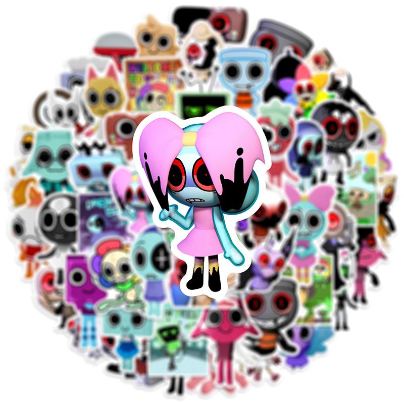 50 Pcs Dandy'S World Stickers Cute Dandy'S Stickers For Laptop And Water Bottle Girl Phone Bike Skateboard Children'S Teens Gift