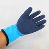 Lu Guang F7 Vodotěsné gumové rukavice s fleecovou podšívkou: Mrazuvzdorné, odolné proti opotřebení pro akvakulturu, rybářství a stavebnictví.